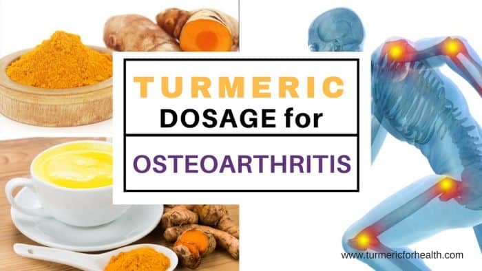Turmeric Dosage For Osteoarthritis